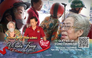 Những tấm lòng cao tuổi góp sức "Chung một tấm lòng: Vì miền Trung thương yêu"
