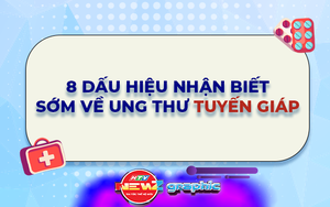 NewZgraphic: 8 dấu hiệu nhận biết sớm về ung thư tuyến giáp