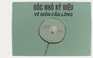 Góc nhỏ kỳ diệu: Học vẽ môn cầu lông