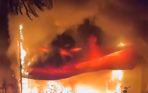 An Giang: Cháy lớn ở ấp Đồng Ky, xã Nhơn Hội