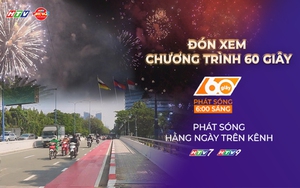 60 Giây ngày 31/12/2025 | TP. Hồ Chí Minh bắn pháo hoa tại 4 điểm dịp Tết Dương lịch 2026