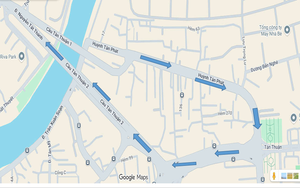 Điều chỉnh tổ chức giao thông hạn chế tải trọng lưu thông qua cầu Tân Thuận 1, phường tân Thuận