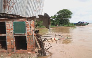 Đồng Tháp: Công bố tình huống khẩn cấp sạt lở bờ sông Tiền