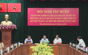 Hội nghị toàn quốc tập huấn về tổ chức và hoạt động của tổ chức Đảng, Chính quyền, Mặt trận tổ quốc, các đoàn thể chính trị ở cấp xã (mới)