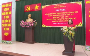 Quận 10: Hội nghị tổng kết thực hiện Nghị quyết Đại hội Đảng bộ Phường 1 nhiệm kỳ 2020-2025