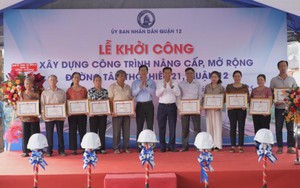 Khởi công công trình nâng cấp, mở rộng đường Tân Thới Hiệp 21