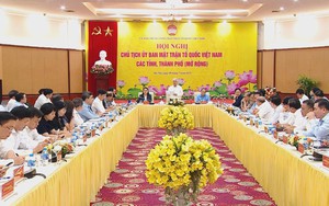 Hội nghị bàn giải pháp đảm bảo hệ thống mặt trận hoạt động thông suốt, hiệu quả sau sắp xếp