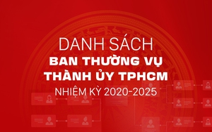 Danh sách Ban Thường vụ Thành ủy TP.HCM nhiệm kỳ 2020 - 2025