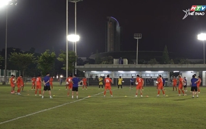 U23 Việt Nam tập nhẹ trước trận bán kết U23 Đông Nam Á