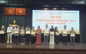 Phường Phú Nhuận họp mặt các gia đình chính sách tiêu biểu