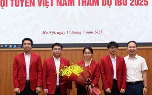 Đội tuyển Olympic Sinh học Việt Nam xuất sắc vào Top 10 quốc gia có điểm cao nhất