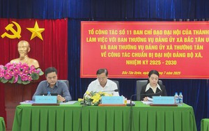 Tập trung tổ chức tốt Đại hội Đảng bộ xã Bắc Tân Uyên và Thường Tân
