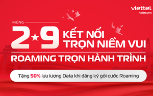 Vui lễ Độc lập, Viettel tặng ngay 50% lưu lượng data 