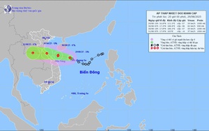 Áp thấp nhiệt đới trên Biển Đông có khả năng mạnh lên thành bão, ảnh hưởng trực tiếp ven biển từ Thanh Hóa đến Huế