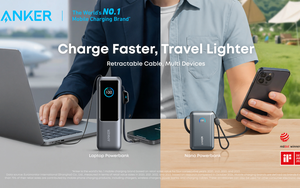 Anker ra mắt 6 sản phẩm sạc di động thế hệ mới gọn nhẹ hơn, sạc nhanh hơn