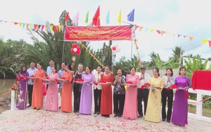 Khánh thành cầu Tréo tại xã Châu Thành sau hơn 2 tháng thi công
