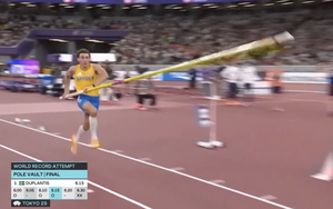 Mondo Duplantis có lần thứ 14 phá kỷ lục thế giới của chính mình