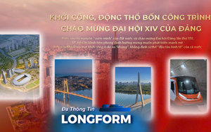 Khởi công, động thổ bốn công trình chào mừng Đại hội XIV của Đảng