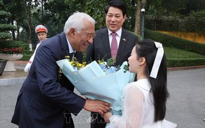 Chủ tịch nước Lương Cường chủ trì lễ đón chính thức Chủ tịch Hội đồng châu Âu