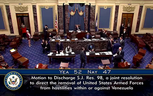 Thượng viện Mỹ bỏ phiếu kiềm chế quyền hạn của ông Trump