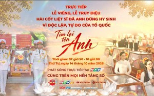 TRỰC TIẾP LỄ VIẾNG, LỄ TRUY ĐIỆU HÀI CỐT LIỆT SĨ ĐÃ ANH DŨNG HY SINH VÌ ĐỘC LẬP, TỰ DO CỦA TỔ QUỐC VIỆT NAM XÃ HỘI CHỦ NGHĨA