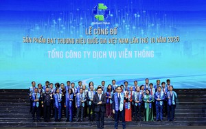 Ba dịch vụ của VNPT đạt Thương hiệu quốc gia Việt Nam năm 2026