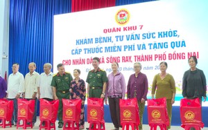 Quân khu 7 triển khai nhiều hoạt động an sinh xã hội ý nghĩa cho bà con xã Sông Ray