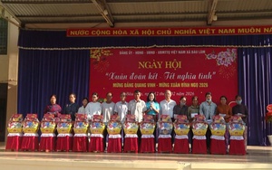 Xuân đoàn kết lan tỏa yêu thương tại xã Bàu Lâm