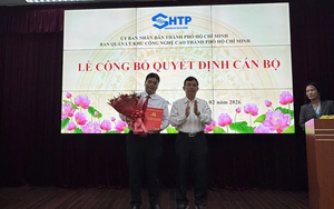 Tiến sĩ Nguyễn Vinh Dự giữ chức Giám đốc Vườn ươm Doanh nghiệp Công nghệ cao Thành phố Hồ Chí Minh