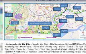 Tuyến Metro số 7 đổi hướng tăng kết nối khu đô thị Thủ Thiêm