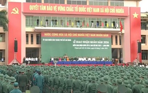 Trực tiếp Lễ giao nhận quân nhân 2026