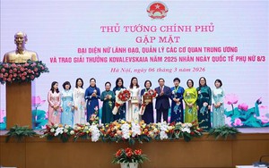Thủ tướng Phạm Minh Chính đề xuất tổ chức giải thưởng "Phụ nữ tài năng, sáng tạo và cống hiến"