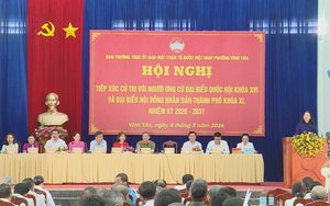 Ứng cử viên Đại biểu Quốc hội và HĐND TP. Hồ Chí Minh tiếp xúc cử tri, cam kết "lấy dân làm gốc"