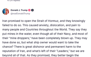 Mỹ tuyên bố phong tỏa eo biển Hormuz: Căng thẳng với Iran leo thang