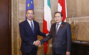 Chủ tịch Quốc hội Trần Thanh Mẫn tiếp Thị trưởng thành phố Milan, Italy