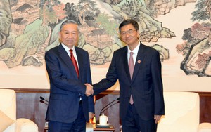 Tổng Bí thư, Chủ tịch nước Tô Lâm tiếp Bí thư Khu ủy Quảng Tây, Trung Quốc Trần Cương