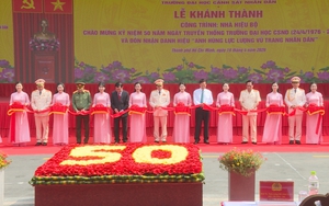 Trường Đại học Cảnh sát Nhân dân kỷ niệm 50 năm Ngày truyền thống và đón nhận danh hiệu Anh hùng Lực lượng vũ trang Nhân dân