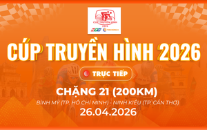 Link xem trực tiếp Cúp Truyền hình 2026 | Chặng 21: P. Bình Mỹ (TP. Hồ Chí Minh) - P. Ninh Kiều (Cần Thơ) 200km (26/4)