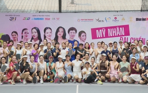 Sôi nổi giải Pickleball "Mỹ nhân đại chiến"