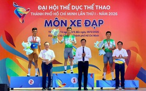 CLB Công an TP. Hồ Chí Minh và xã Đông Thạnh giành HCV đầu tiên môn xe đạp