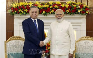 Tổng Bí thư, Chủ tịch nước Tô Lâm và Thủ tướng Ấn Độ Narendra Modi gặp hẹp