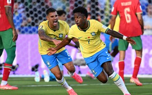 Vinicius Jr tỏa sáng, Brazil chia điểm với Morocco tại World Cup 2026