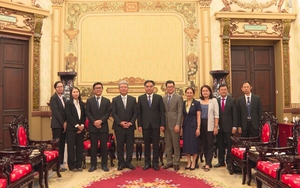 Lãnh đạo TP. Hồ Chí Minh tiếp doanh nghiệp Nhật Bản đến chào xã giao
