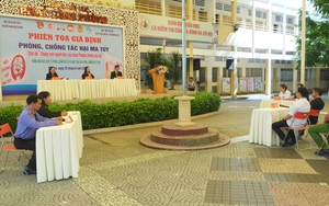 Phường Bàn Cờ: Tổ chức phiên tòa giả định tuyên truyền pháp luật, phòng chống tác hại ma túy
