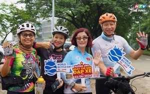 Cộng đồng yêu xe đạp TP. Hồ Chí Minh sôi nổi hưởng ứng "Ngày xe đạp thế giới"