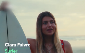 Clara Faivre: Hành trình vượt ung thư để theo đuổi đam mê lướt sóng