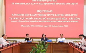 Phó Thủ tướng Phạm Thị Thanh Trà dự Hội thảo đặc biệt xác minh thông tin về khu mộ liệt sĩ tập thể tại Công viên Lê Thị Riêng