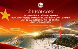 TP. Hồ Chí Minh khởi công 8 dự án trọng điểm mừng 50 năm TP. Hồ Chí Minh vinh dự mang tên Bác