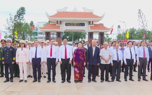 Lãnh đạo TP. Hồ Chí Minh dâng hương tưởng niệm các Anh hùng liệt sĩ tại Nghĩa trang Liệt sĩ Bà Rịa - Vũng Tàu
