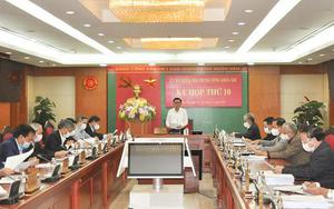 Toàn văn thông cáo báo chí Kỳ họp thứ 10 của Ủy ban Kiểm tra Trung ương